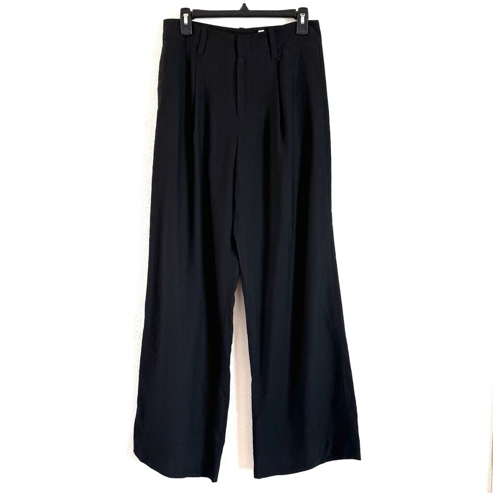 Vince Women Classic Wide Leg High Waist Pants In Black VO85421886